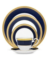 Noritake Odessa Cobalt Gold Dinnerware Collection