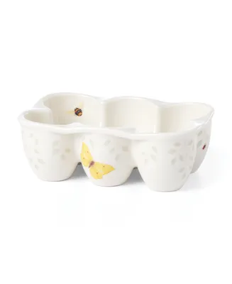 Lenox Butterfly Meadow Kitchen Egg Tray, Created for Macy's - White With Multi