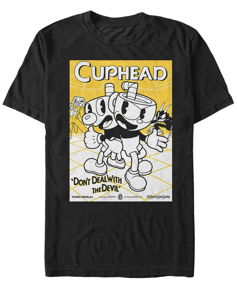 Fifth Sun Men's Don't Deal With The Devil Poster Short Sleeve T- shirt