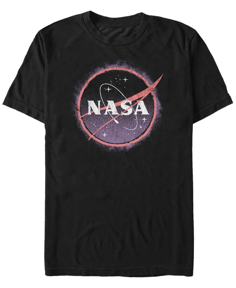 Fifth Sun Nasa Men's Distressed Grainy Logo Short Sleeve T- shirt