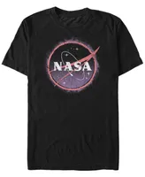 Fifth Sun Nasa Men's Distressed Grainy Logo Short Sleeve T- shirt