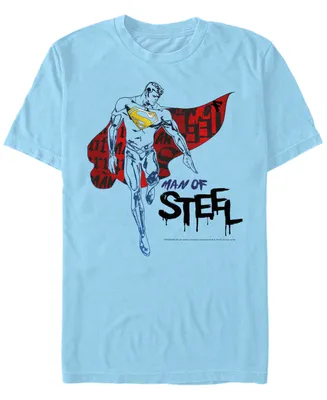 Fifth Sun Dc Men's Superman Man of Steel Short Sleeve T-Shirt