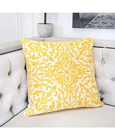 Homey Cozy Victoria Cotton Decorative Pillow, 20" x