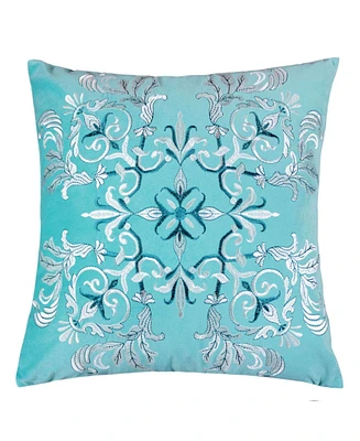 Homey Cozy Floral Elegant Decorative Pillow, 20" x