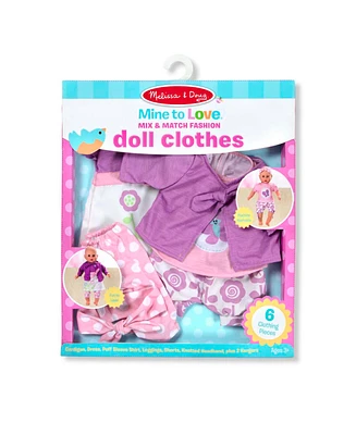Melissa and Doug Mine to Love Mix and Match Fashion Doll Clothes