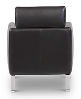 Closeout! Darrium 27" Leather Club Chair, Created for Macy's