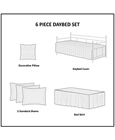 Madison Park Breanna Cotton 6-Pc. Quilt Set, Daybed