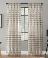 Clean Window Twill Stripe Anti-Dust Curtain Panel, 52" x 84"