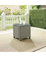 Crosley Bradenton Outdoor Wicker Rectangular Side Table