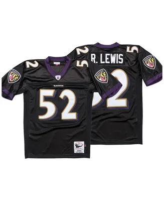 Mitchell & Ness Men's Ray Lewis Baltimore Ravens Replica Throwback Jersey