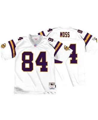 Men's Mitchell & Ness Randy Moss White Minnesota Vikings Legacy Replica Jersey