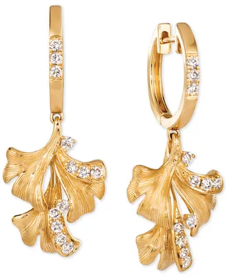 Le Vian Nude Diamond Flower Drop Earrings (3/8 ct. t.w.) in 14k Gold