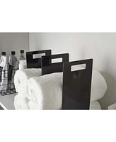 Yamazaki Home Tower Interlocking Towel Organizer Set of 2