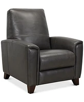 Brayna 35" Classic Leather Pushback Recliner, Created for Macy's
