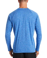 Nike Men's Heather Hydroguard Long Sleeve Swim T-Shirt