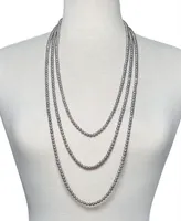 Dyed Gray Cultured Freshwater Pearl (5mm) 100" Endless Strand Necklace