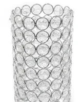 Elegant Designs Elipse Crystal Decorative Vase