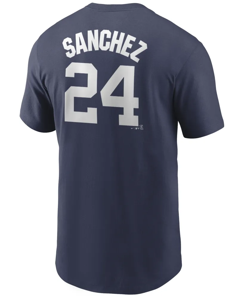 Men's Nike Gary Sanchez Navy New York Yankees Name & Number T-Shirt