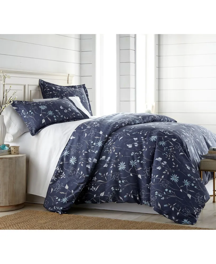 Southern Living Stanton Floral Linen & Cotton Comforter Mini Set