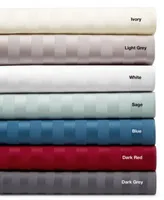 Aq Textiles Bergen Stripe 100 Certified Egyptian Cotton 1000 Thread Count 4 Pc. Sheet Sets