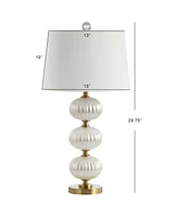 Carter 29.7" Glass Led Table Lamp