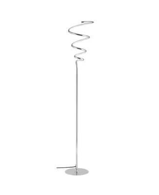 Scribble 60.5" Modern Dimmable Integrated Led Floor Lamp