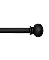 Farmhouse Adjustable 48"-86" Curtain Rod with Ball Finials