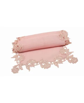 Manor Luxe Lace Trim Table Runner