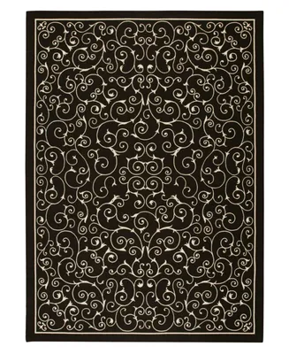 Long Street Looms Backyard BAC019 7'9" x 10'10" Outdoor Area Rug