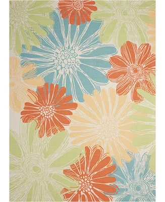 Long Street Looms Backyard BAC022 5'3" x 7'5" Outdoor Area Rug