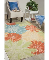 Long Street Looms Backyard BAC022 7'9" x 10'10" Outdoor Area Rug