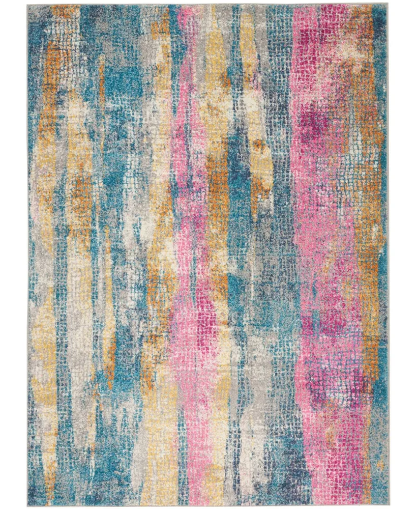 Long Street Looms Zeal ZEA16 Gray 5'3" x 7'3" Area Rug