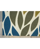 Long Street Looms Backyard BAC094 Multi 4'4" x 6'3" Outdoor Area Rug