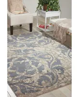 Long Street Looms Samuel SAM10 Ivory 7'10" x 10'6" Area Rug