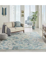 Long Street Looms Peace PEA03 Ivory 8' x 10' Area Rug