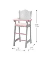 Olivia's Little World Polka Dots Princess Baby Doll High Chair