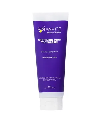 Popwhite Whitening Primer Toothpaste, 4 oz