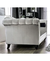 Furniture of America Avanetti Upholstered Love Seat