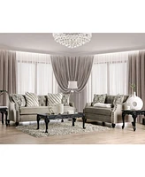 Furniture of America Port Smith Upholstered Love Seat