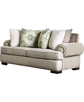 Furniture of America Sprell Upholstered Love Seat