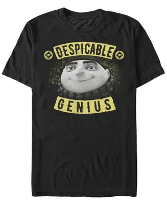 Fifth Sun Minions Men's Gru Despicable Genius Short Sleeve T-Shirt