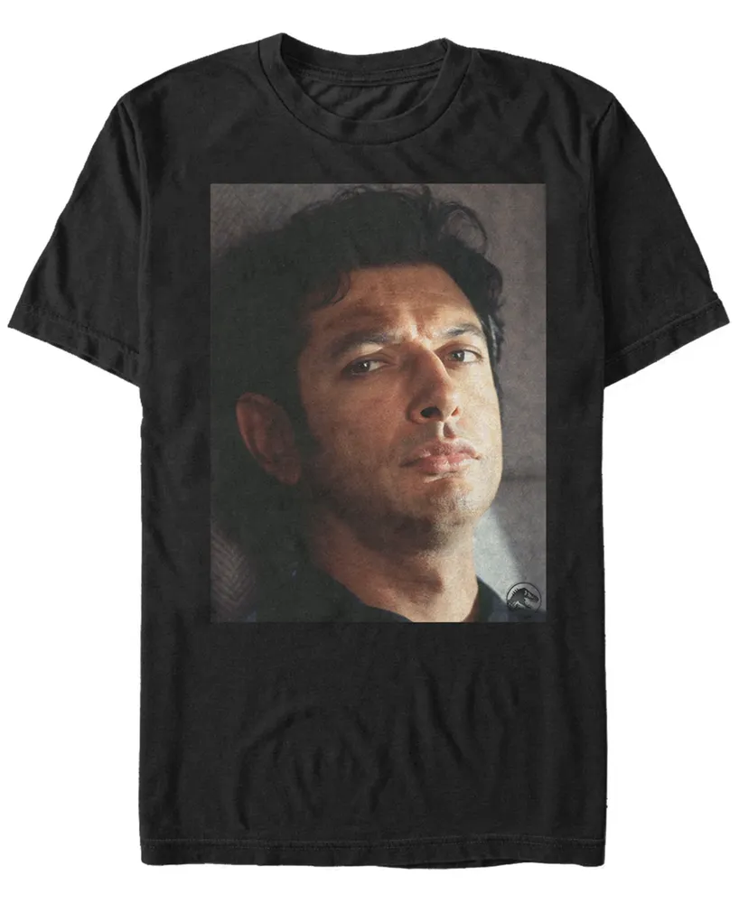 Fifth Sun Jurassic Park Men's Jeff Goldblum Stare Short Sleeve T-Shirt