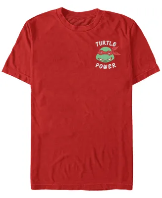 Fifth Sun Teenage Mutant Ninja Turtles Men's Raphael Turtle Power Short Sleeve T-Shirt