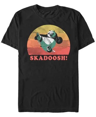 Fifth Sun Kung Fu Panda Men's Skadoosh Po Sunset Short Sleeve T-Shirt