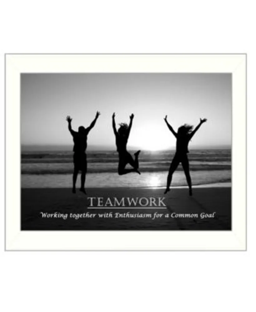 Trendy Decor 4u Teamwork By Trendy Decor4u Printed Wall Art Ready To Hang Collection