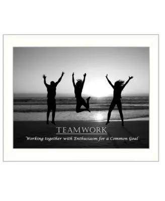 Trendy Decor 4u Teamwork By Trendy Decor4u Printed Wall Art Ready To Hang Collection