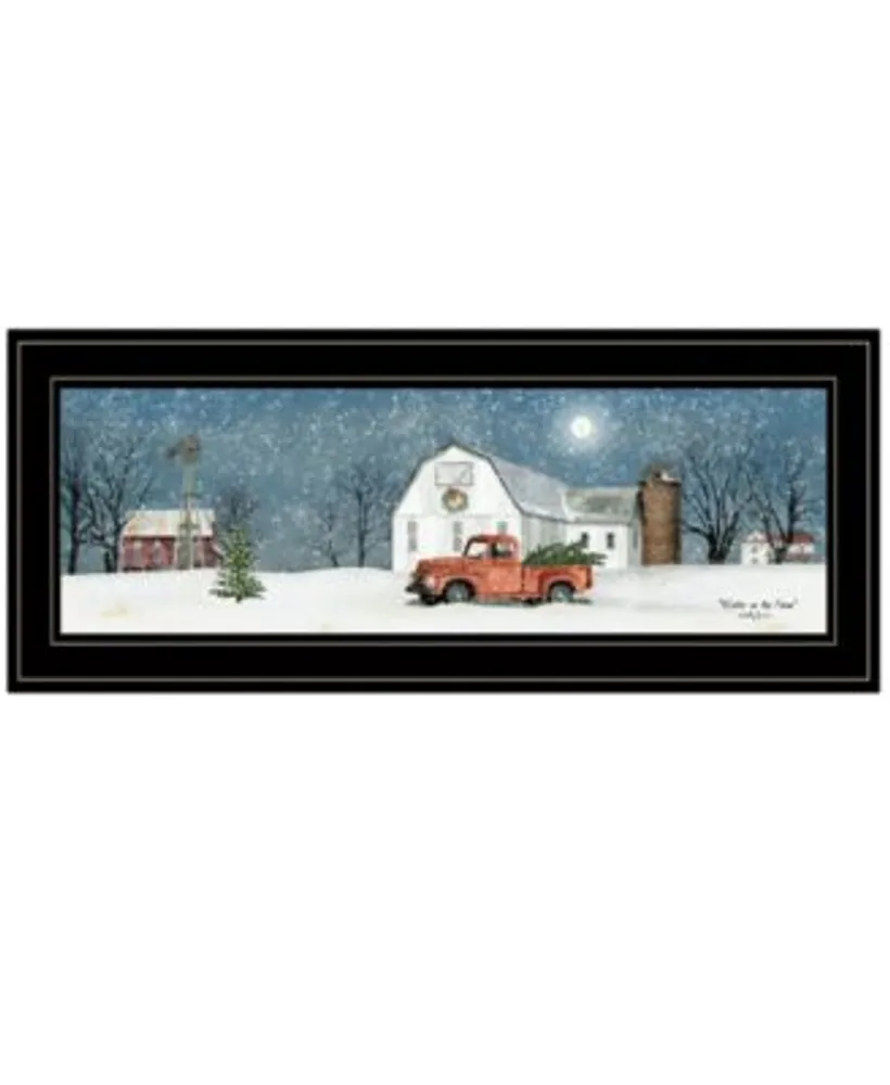 Trendy Decor 4u Winter On The Farm By Billy Jacobs Ready To Hang Framed Print Collection