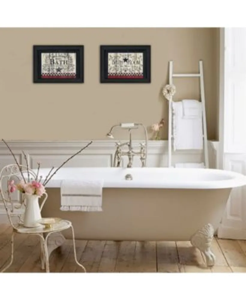 Trendy Decor 4u Hot Bath 2 Piece Vignette By Linda Spivey Collection Collection