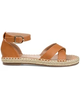 Journee Collection Women's Lyddia Espadrille Flat Sandals