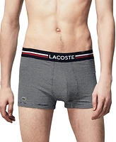 Lacoste Men's 3-Pk. Stretch Trunks